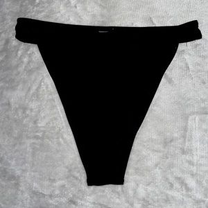 SHEIN Black High Waisted Bathing Suit Bottom